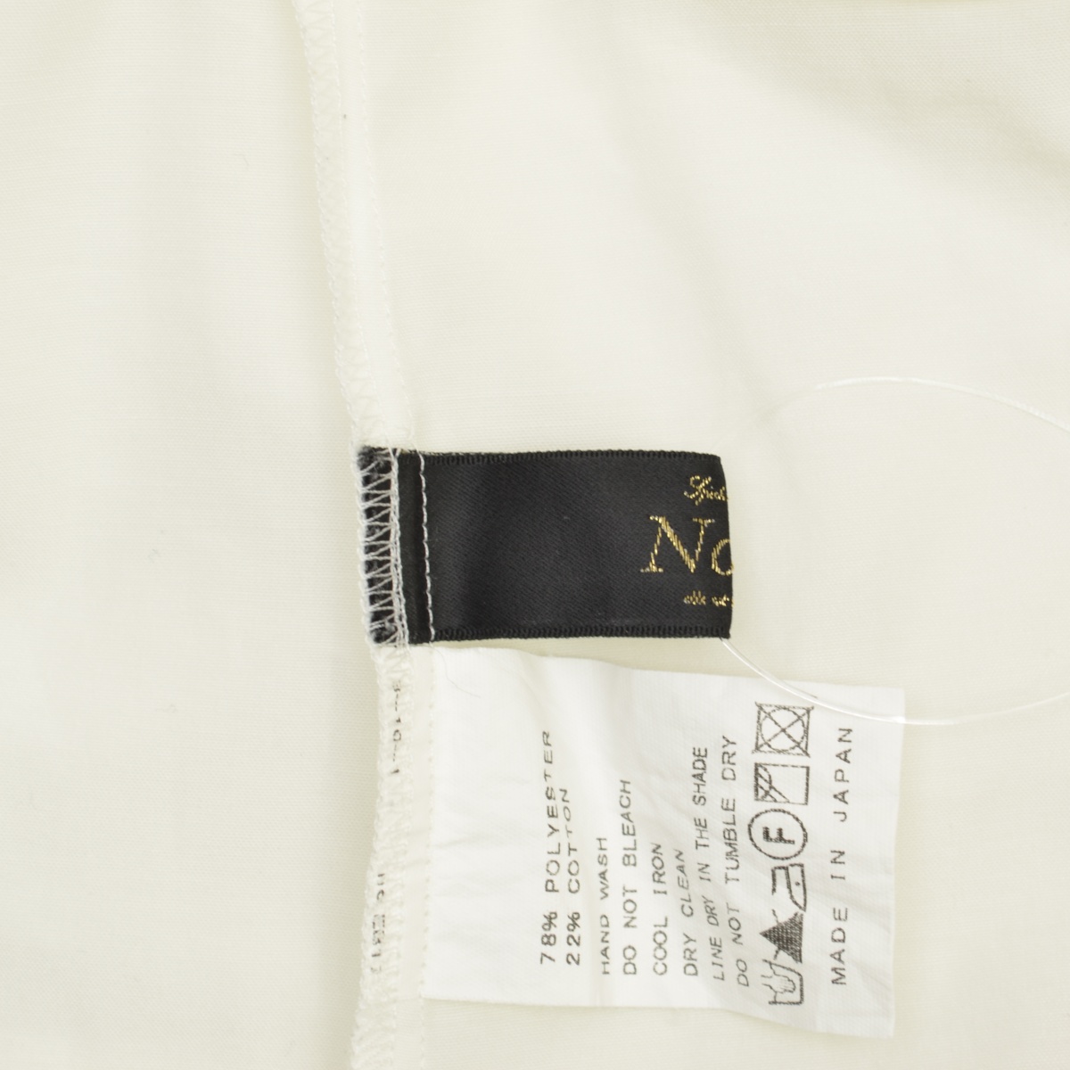 SPICK AND SPAN Noble / スピックアンドスパンノーブル ポケット付きVネックプルオーバー 半袖ブラウス  -ブランド古着の買取販売カンフル