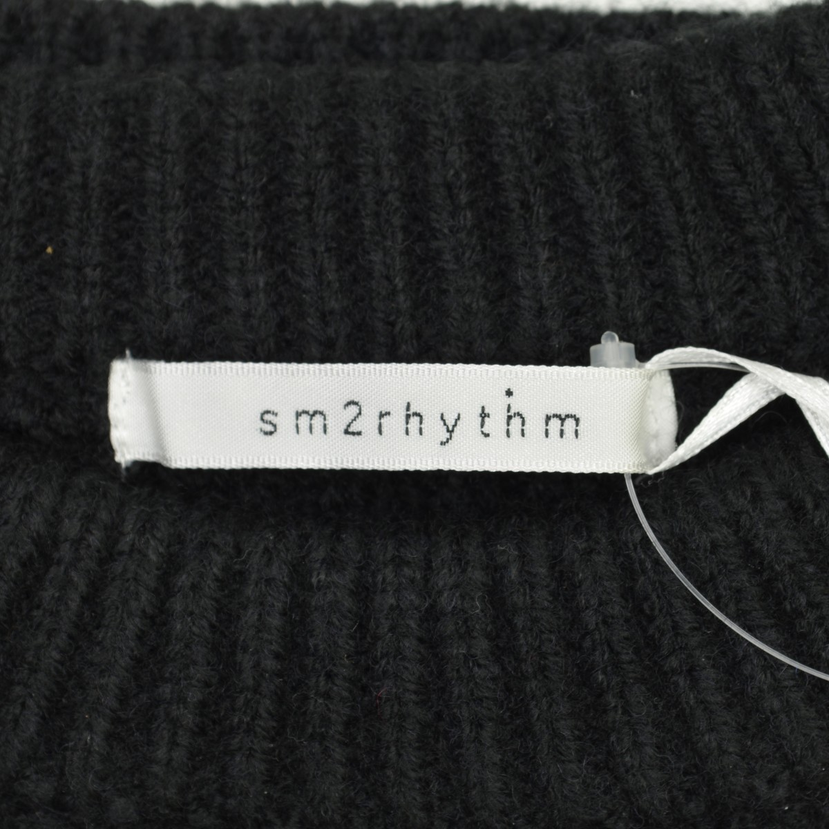 「sm2rhythm」 ニットベスト フリーサイズ ブラック