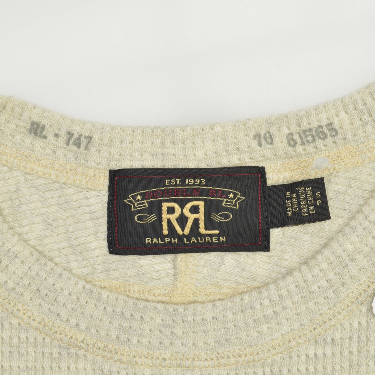 ブランド古着】RRL / ダブルアールエル 丸首ワッフルニット サーマル