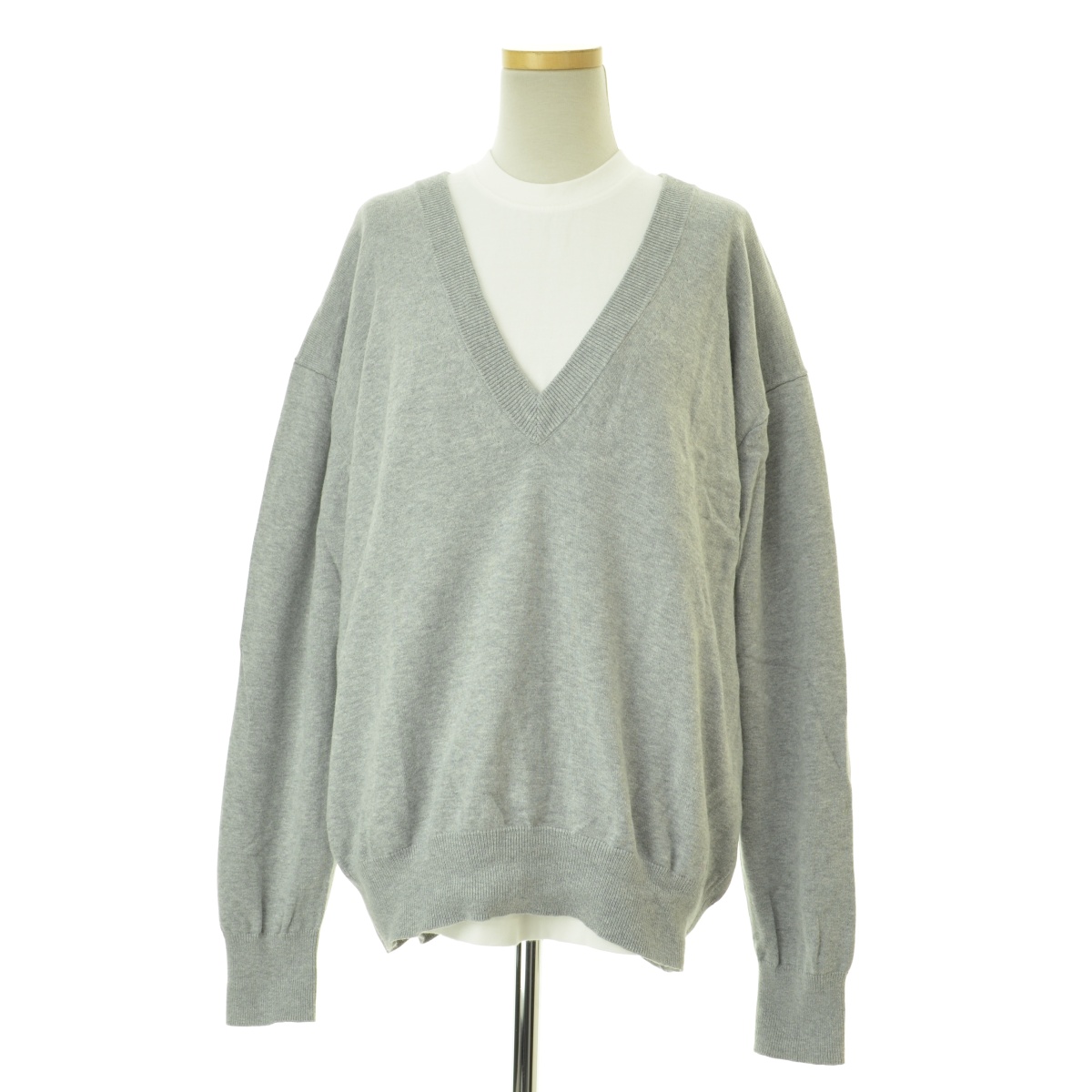 THE SHINZONE ザ シンゾーン V-NECK KNIT ブラック-