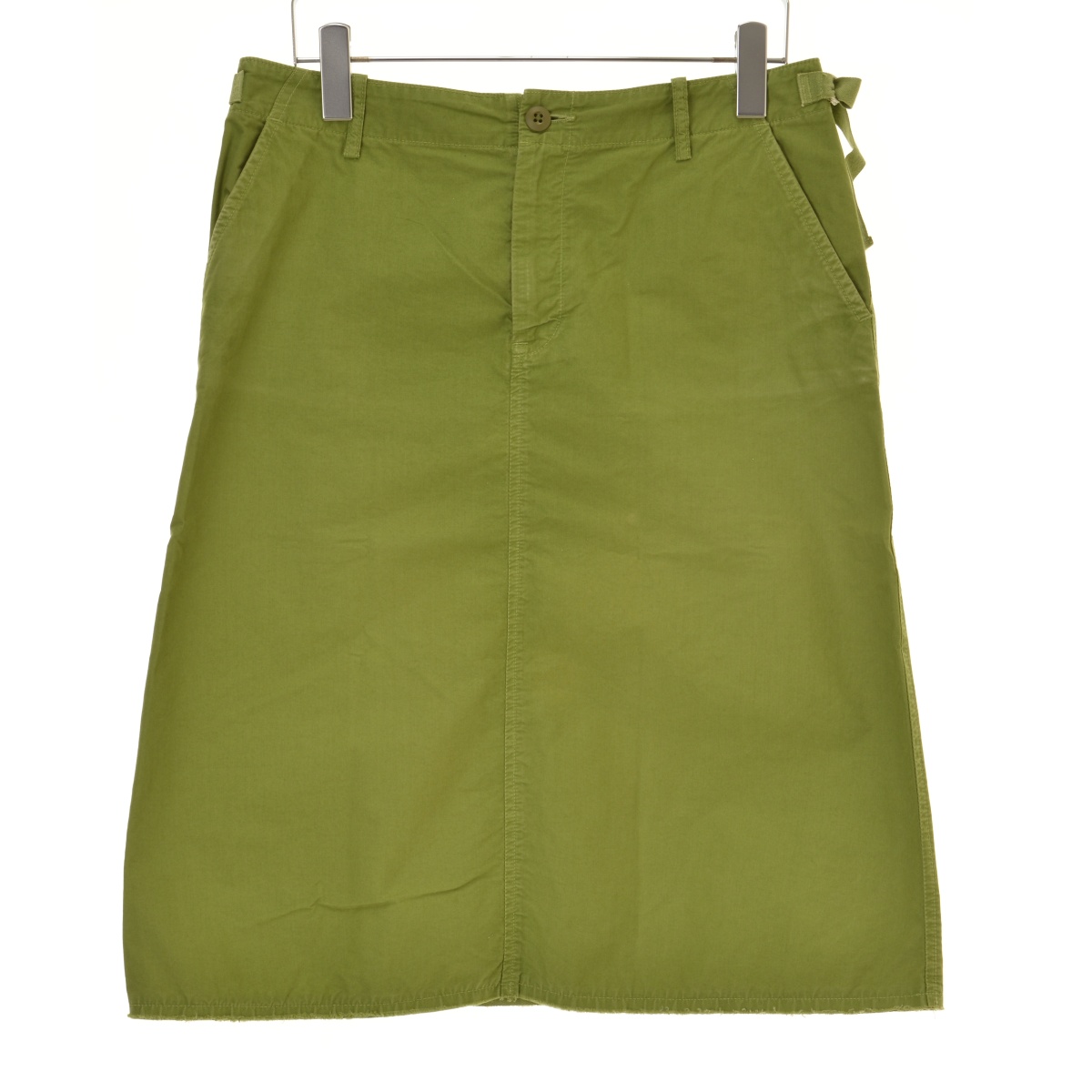 n100 エヌワンハンドレッドnf-1002 Cotton poplin Army Skirt コットン