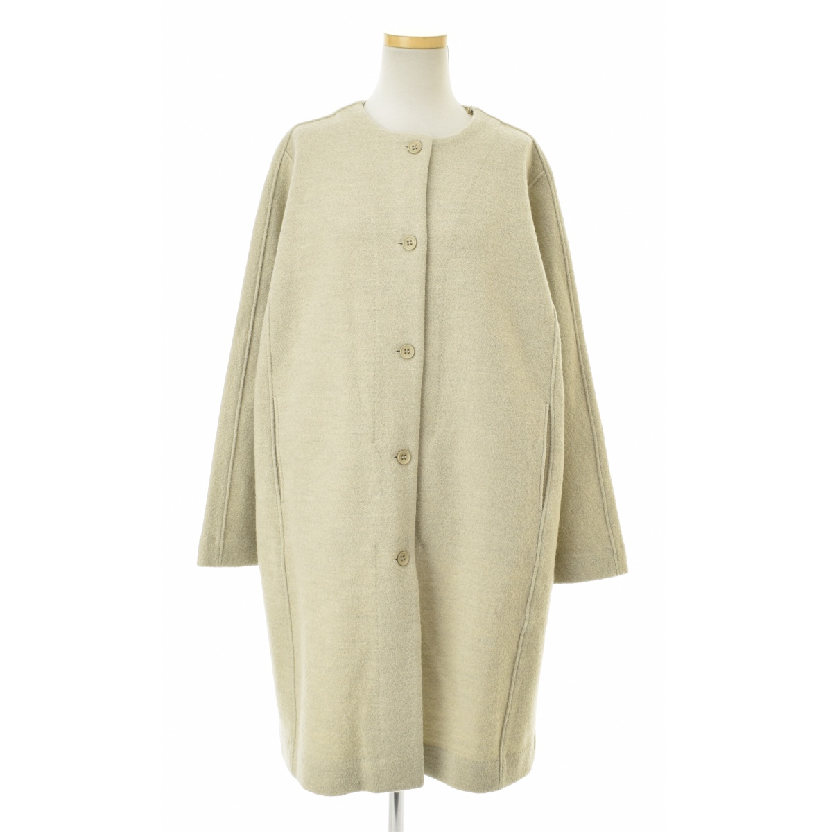 evam eva / २θE183K062 press wool coat ץ쥹륳ȡרܺٲ