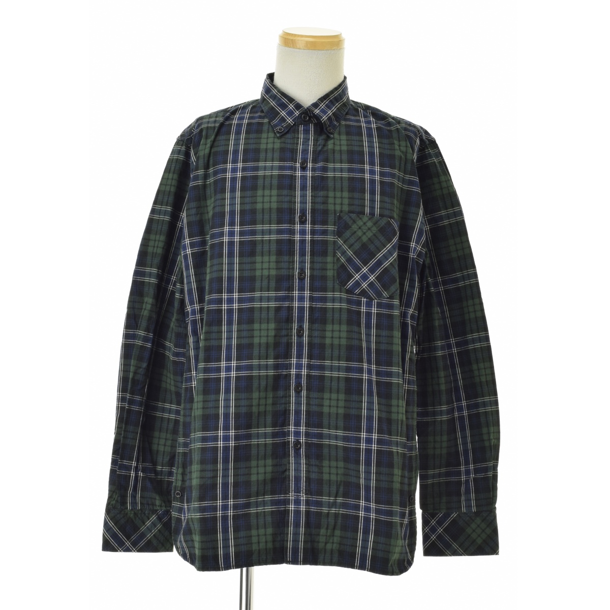 NONNATIVE / Υͥƥ֤θ19AW NN-S3614 DWELLER B.D. SHIRT COTTON TYPEWRITER PLAIDĹµġרܺٲ