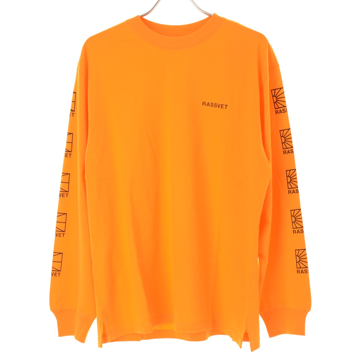 RASSVET / 饹١ȤθWEB MEN LS MULTI LOGO TSHIRT KNIT ORANGEĹµTġרܺٲ