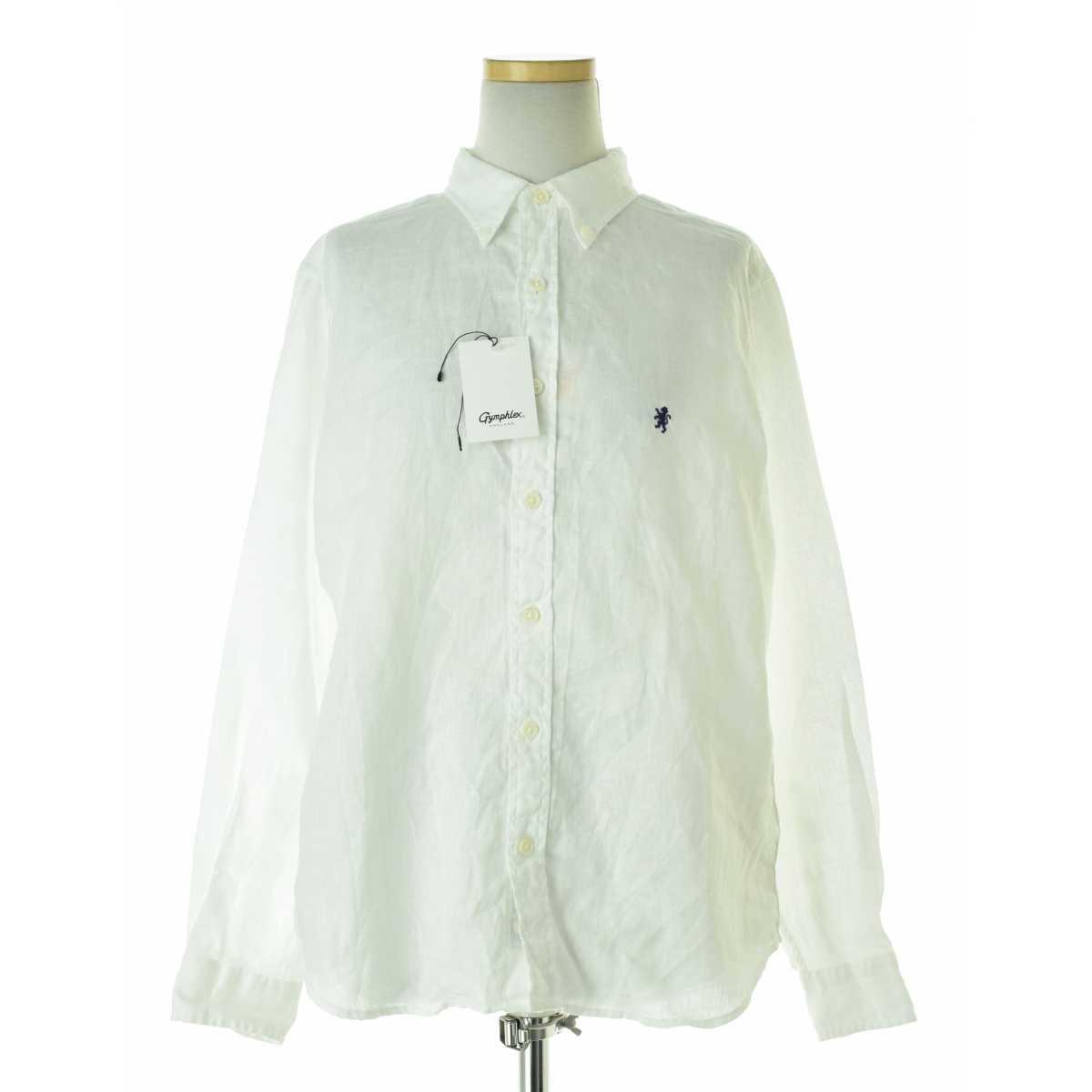 Gymphlex / եåθ24SS GY-B0197KLS LINEN CLOTH B.D. SHIRT L/S ͥ ܥ󥷥Ĺµġרܺٲ