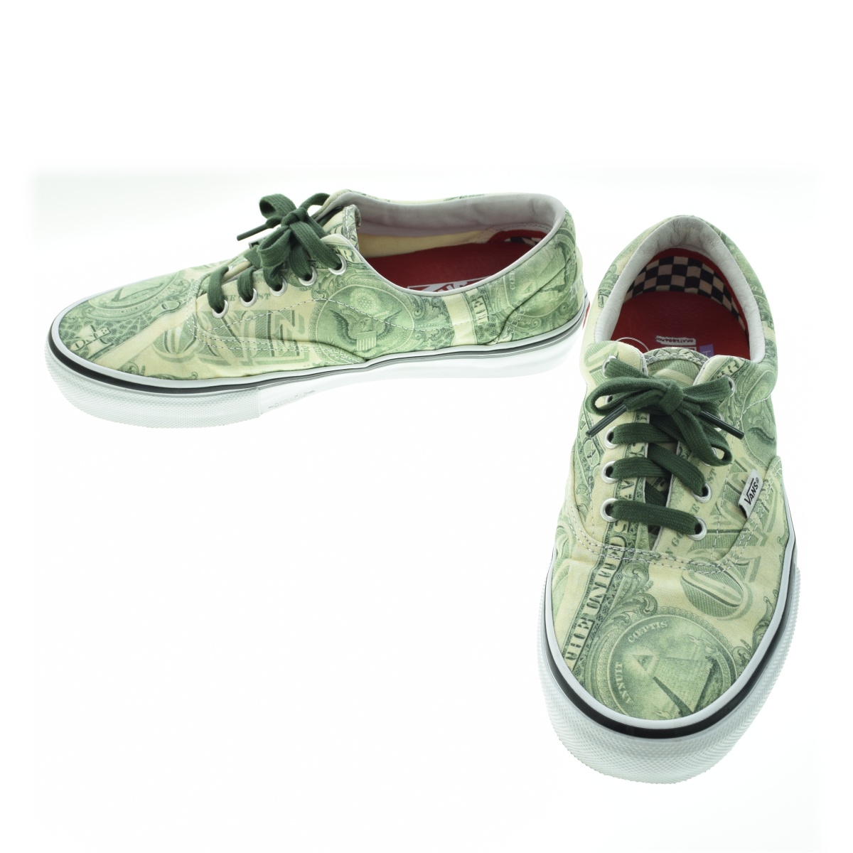 SUPREME  VANS / ץ꡼  Х󥺤θ23SS VN0A5FC9GRN SKATE ERA DOLLAR BILL GREENˡרܺٲ