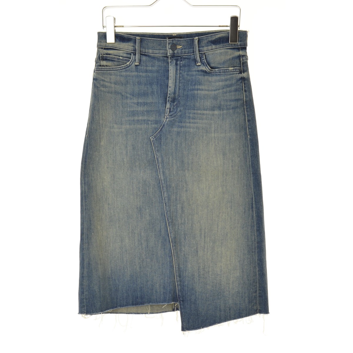 MOTHER DENIM / ޥθ9175F-360 The Straight A Step Midi Fray Skirtǥ˥ॹȡרܺٲ