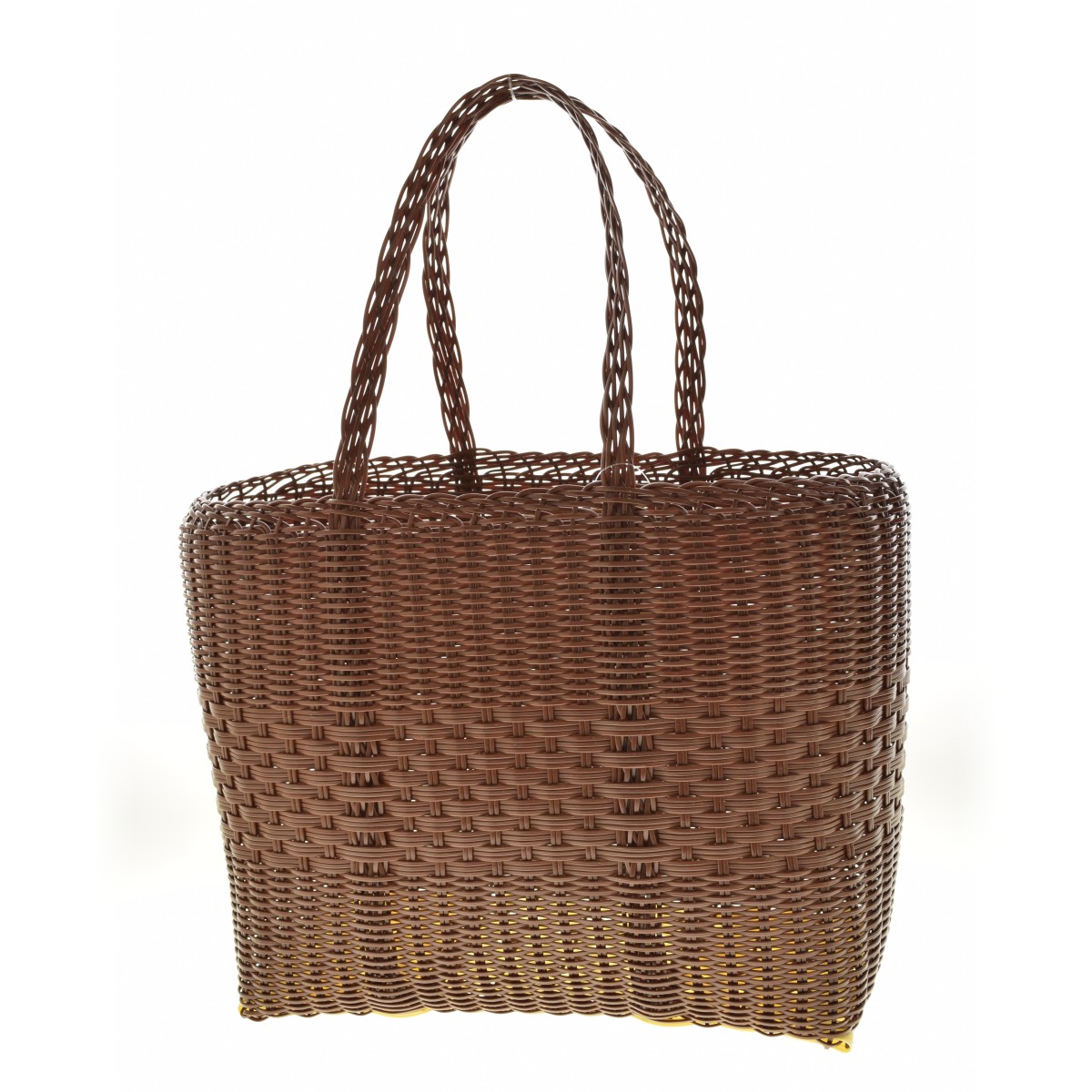 極美品 PALOROSパロローサ　トート ブラウン カゴバッグ palorosa パロローサ かごバッグ パロローサ PALOROSA かごバッグ