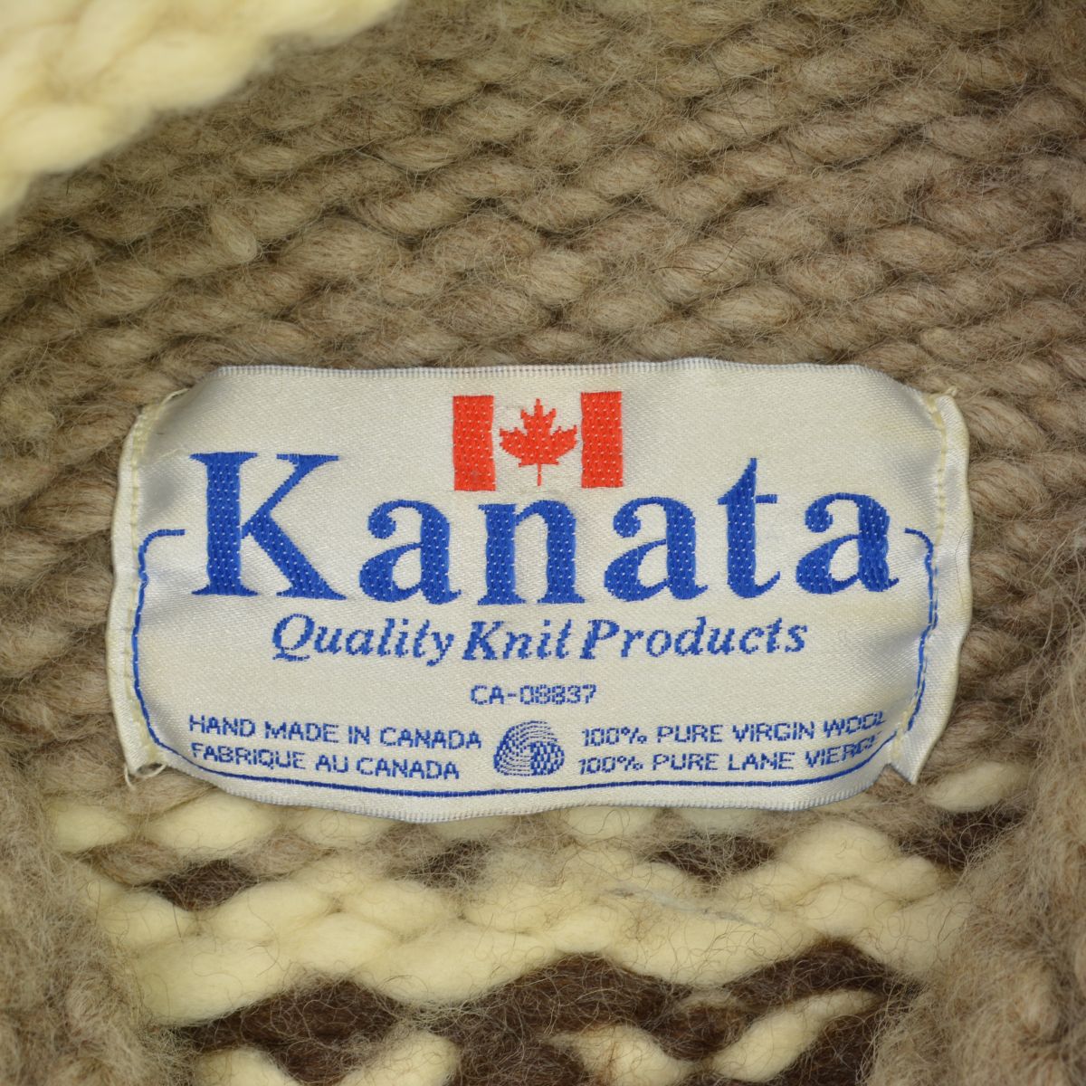 ブランド古着】KANATA / カナタ トナカイ柄ハンドニットウール