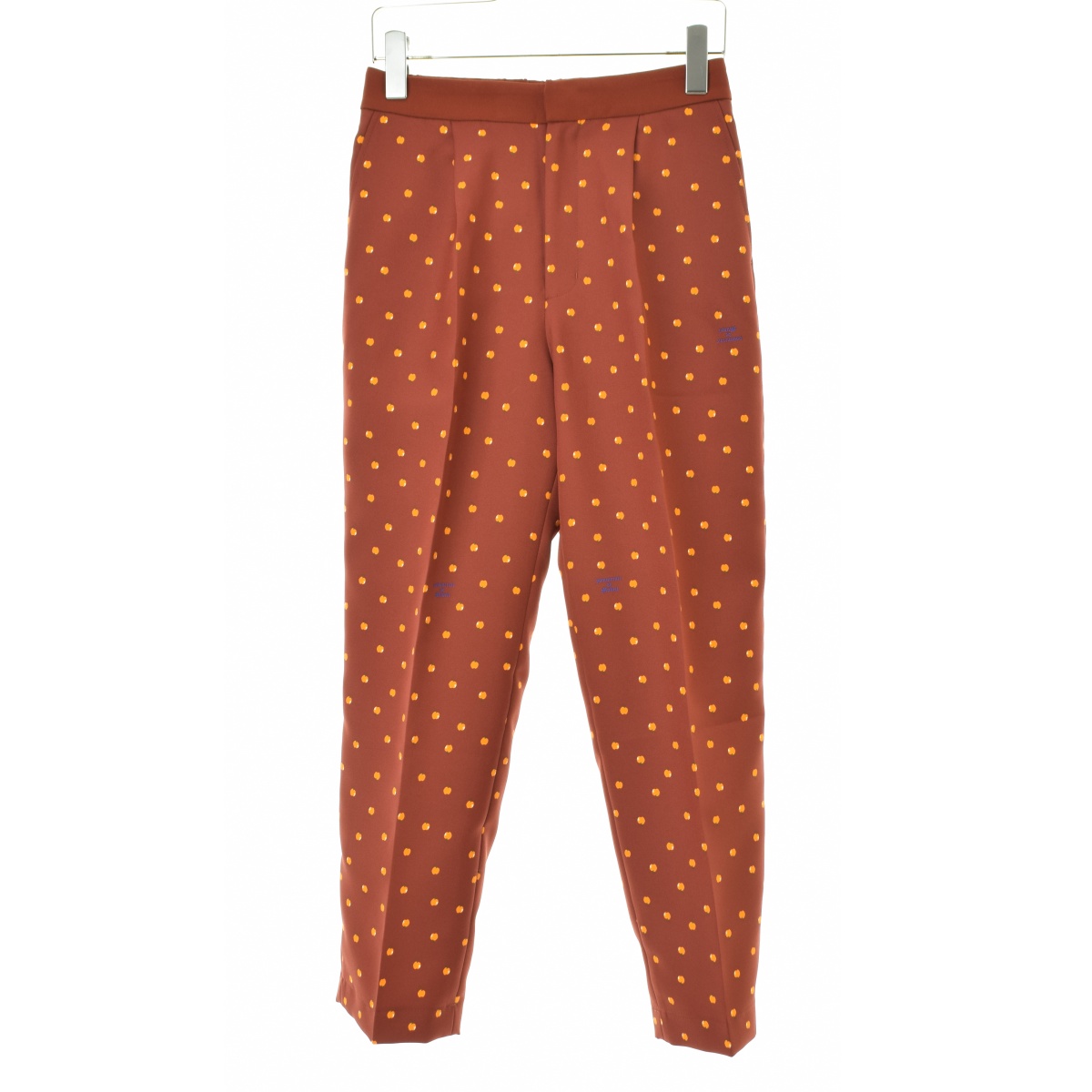 ブランド古着】MUVEIL / ミュベール アップル りんご柄 パンツ  