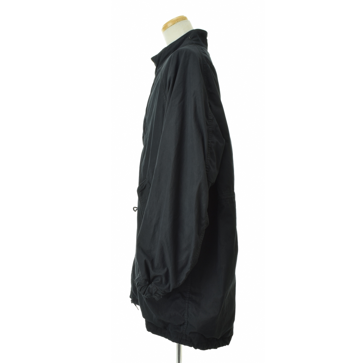 WMV visvim ビズビム　リネンコットン　ロングコート　オーバーサイズ　黒 WMV visvim ビズビム リネンコットン ロングコート オーバーサイズ 黒