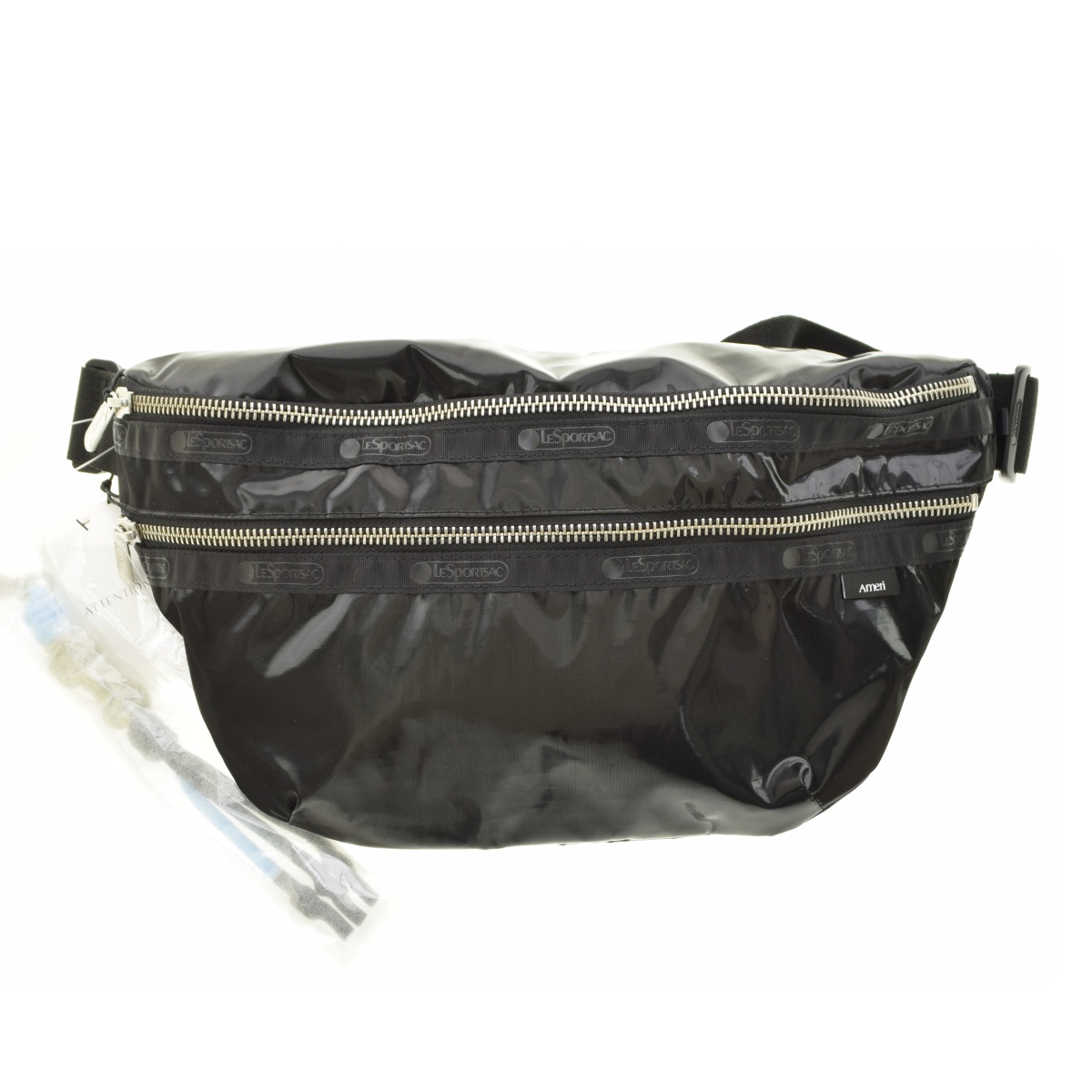 アメリ レスポ DX BELT BAG W/CHRM LeSportsac×Ameri DX Belt Bag 黒