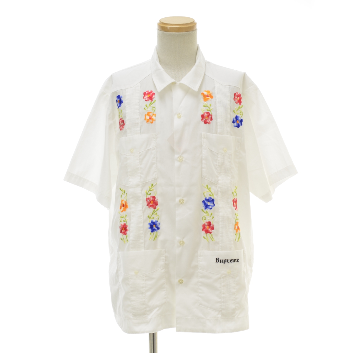 シャツSupreme Flowers Guayabera Shirt 早い者勝ち L - シャツ