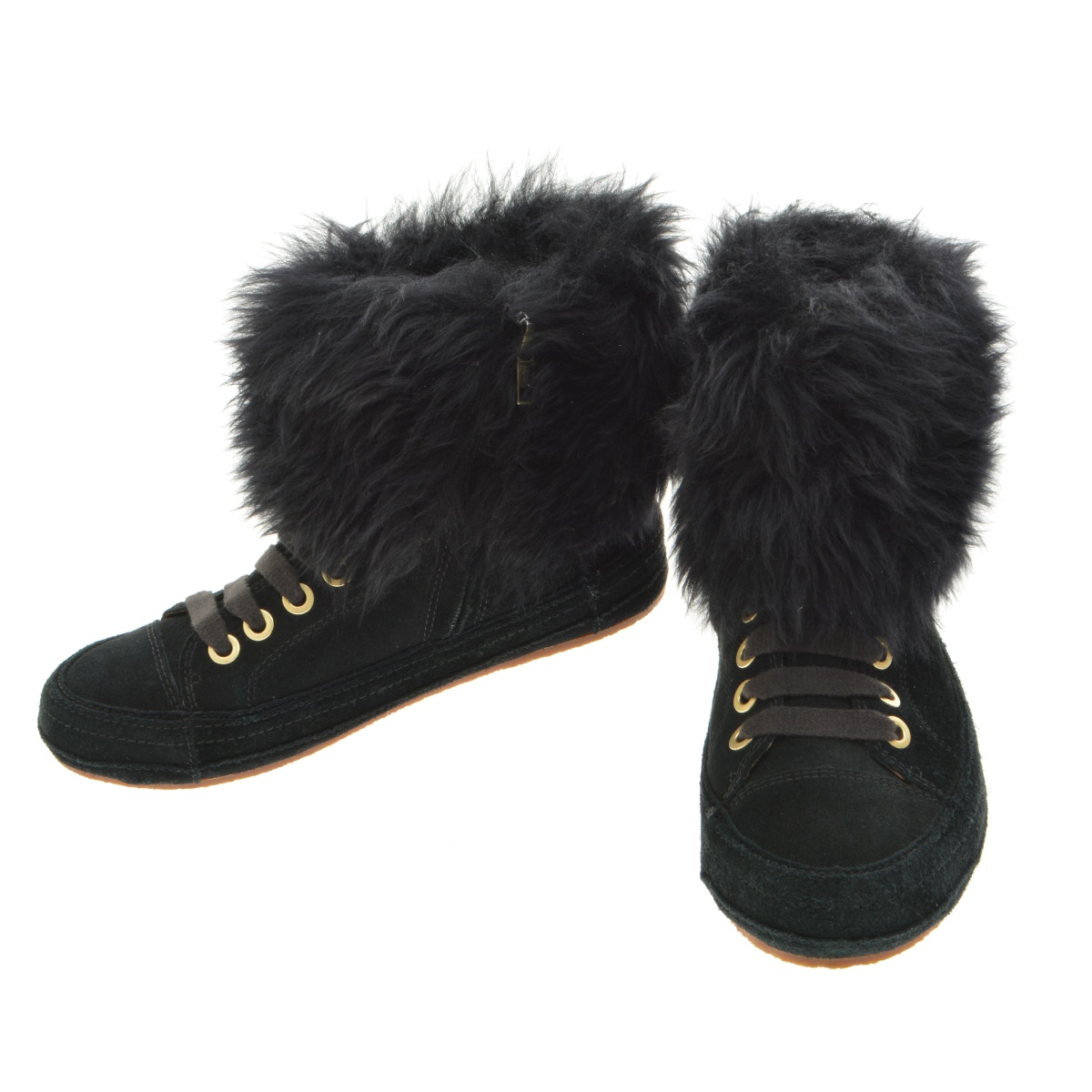 2002年春 UGG ANTONE FUR 1019110 W/ BLKブーツ 23.5cm