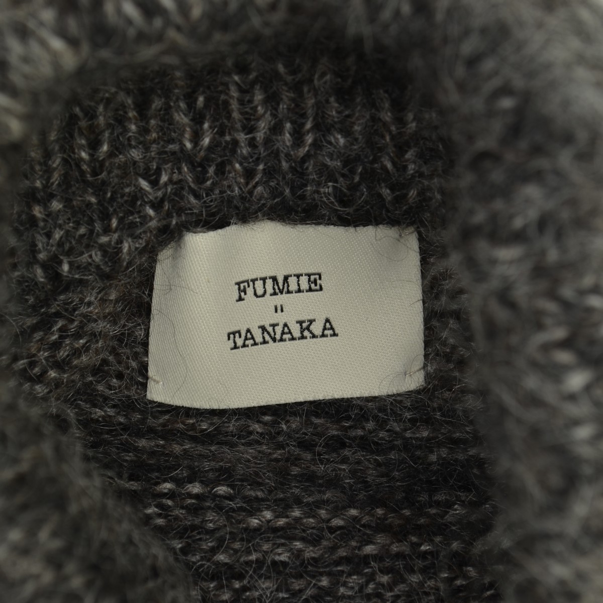 FUMIE=TANAKA gradation mohair knit vest-