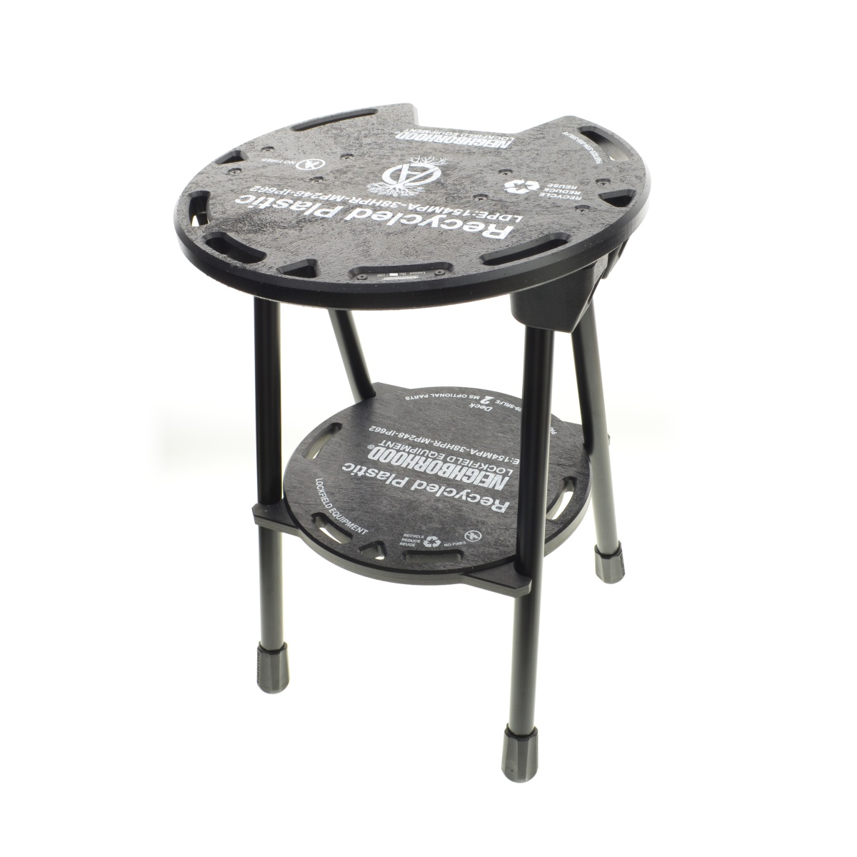 LOCKFIELD EQUIPMENT MULTI STOOL BLACK - テーブル/チェア