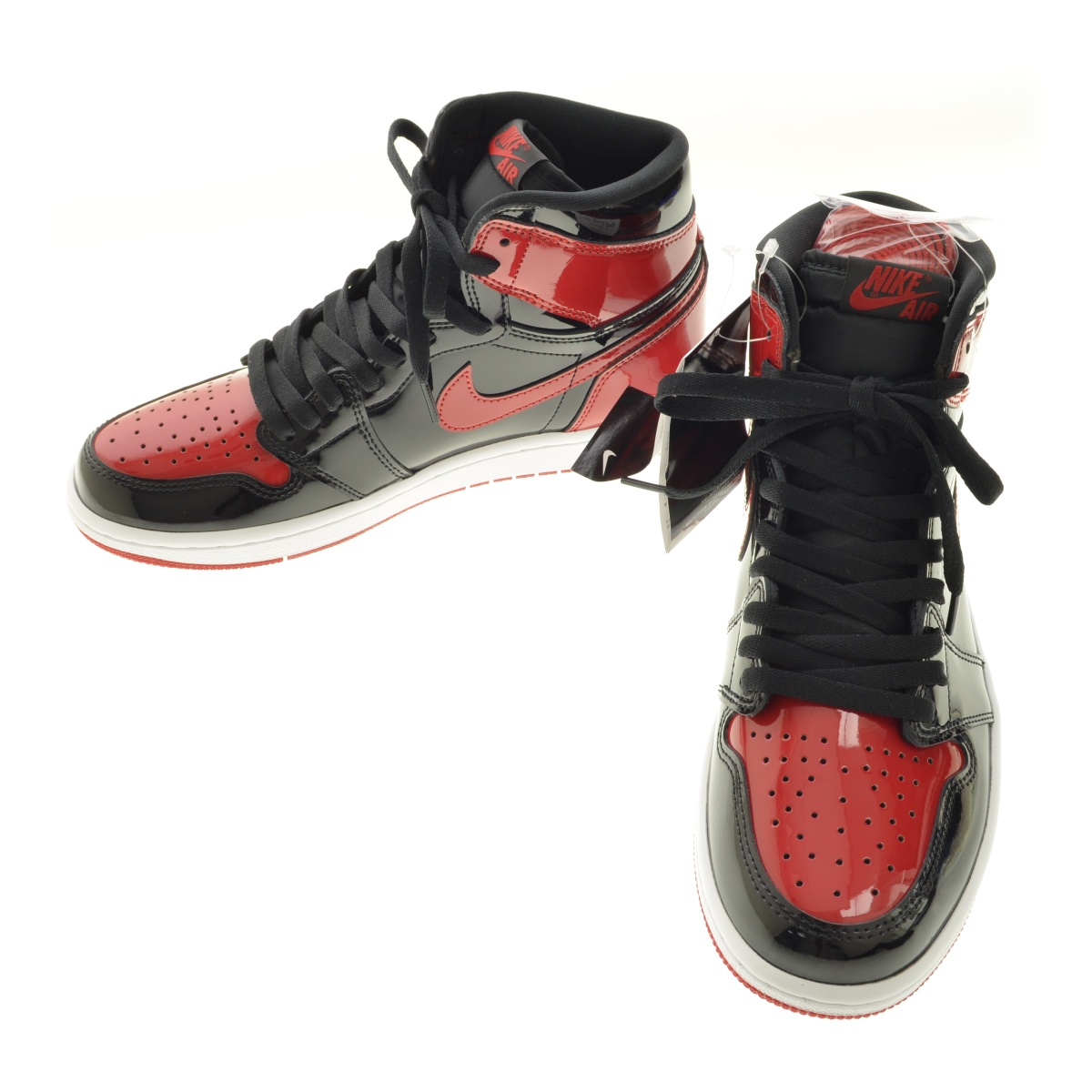 Air jordan 1 patent black clearance toe