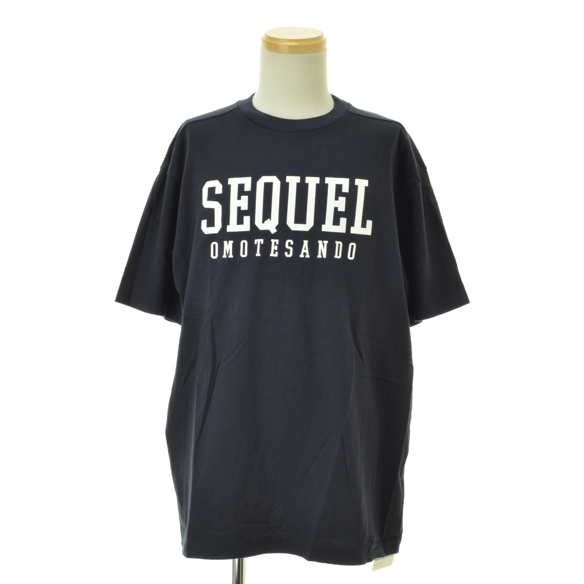 SEQUEL / シークエル SQ-20AW-ST01 T-SHIRT NAVY 半袖Tシャツ -ブランド古着の買取販売カンフル