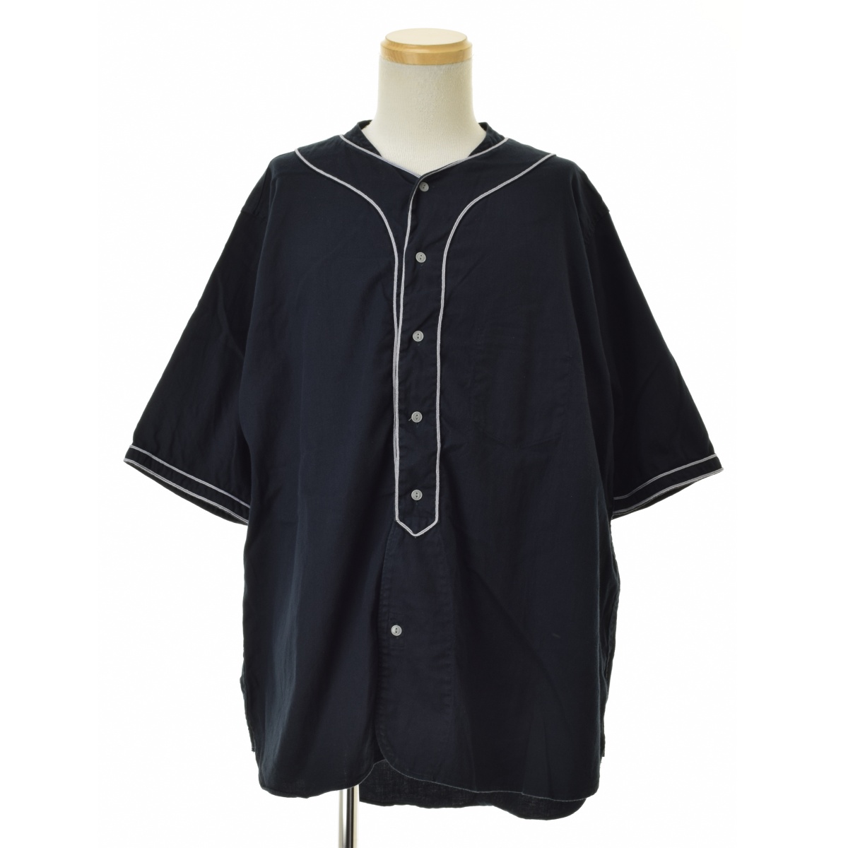 NIGEL CABOURN / ʥ륱ܥθ24SS 80480011002 BASEBALL SHIRT S/S -TYPE2Ⱦµġרܺٲ