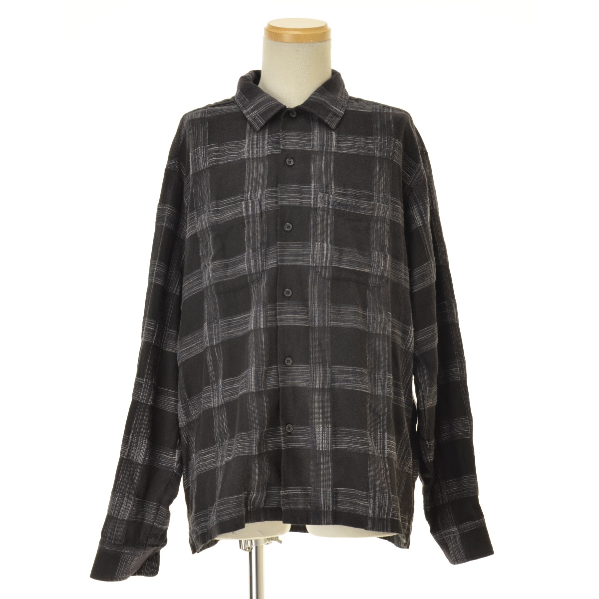 SUPREME / ץ꡼θ23AW Woven Plaid Shirt BlackĹµġרܺٲ