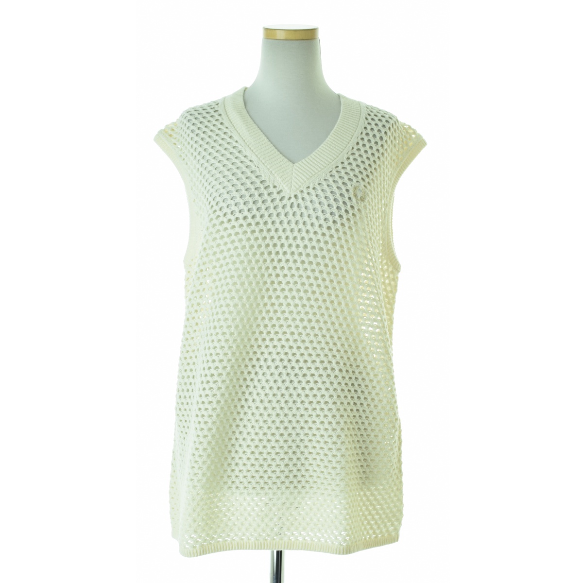 FRED PERRY / եåɥڥ꡼θ֥˥å K7851 Lace Knitted V Neck Sleeveless Jumper˥åȥ٥ȡרܺٲ