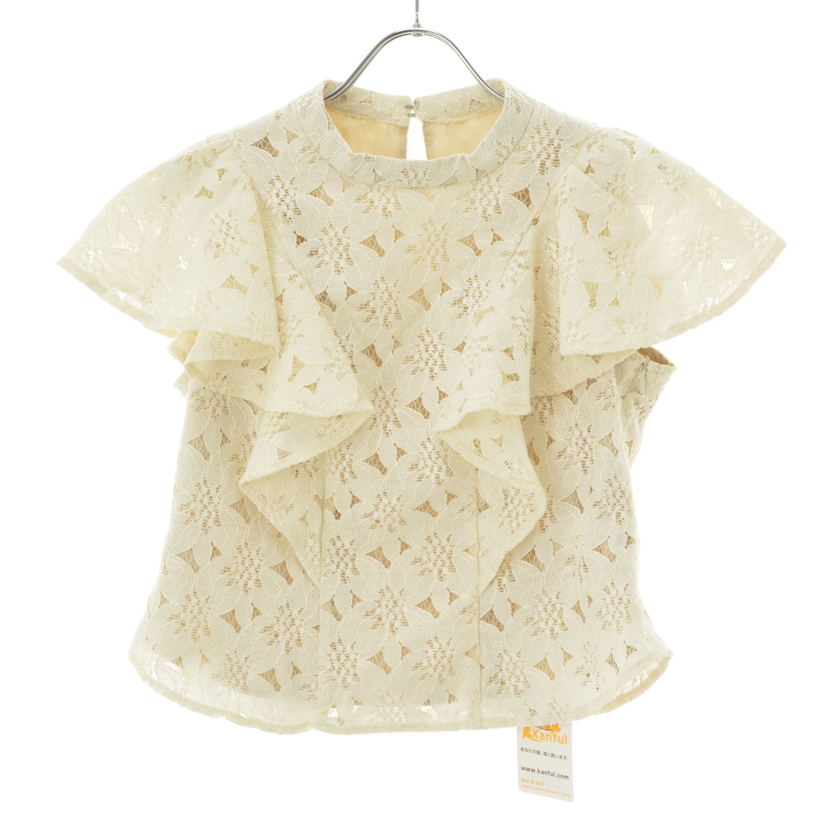 Her lip to / ϡåץȥθ1222302056 Floral Lace Ruffled Topե꡼֥֥饦רܺٲ