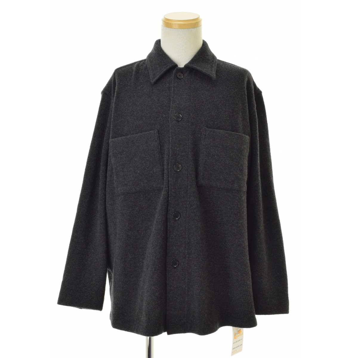 AURALEE / ꡼θA21AB01PT CASHMERE WOOL BRUSHED JERSEY BIG SHIRTSĹµġרܺٲ