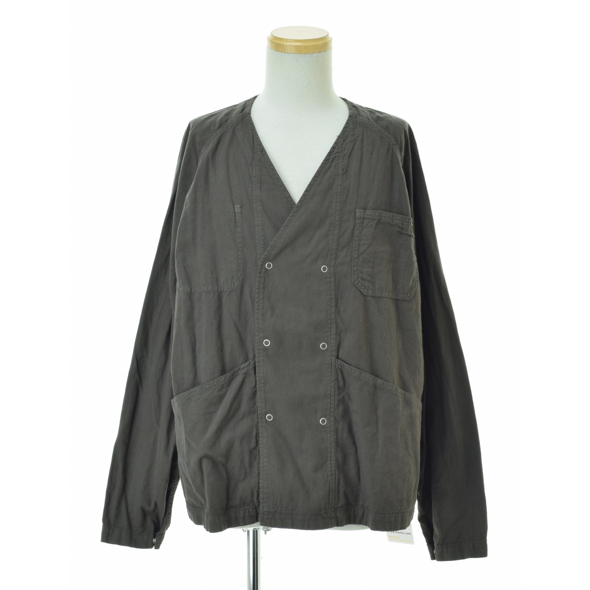 NONNATIVE  UNDERCOVER / Υͥƥ  СθOZISM UN-J0302/UC1D9201 MONK JACKET COTTON PAPER VIERA OVERDYEDåȥ󥸥㥱åȡרܺٲ