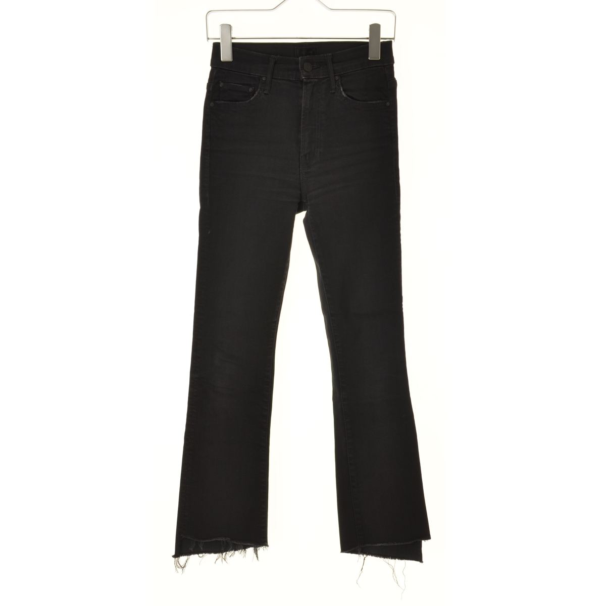 MOTHER DENIM / ޥθ9910600049 B1157-180 Insider Crop Step Fray Denim Pants Blackåץɥѥġרܺٲ