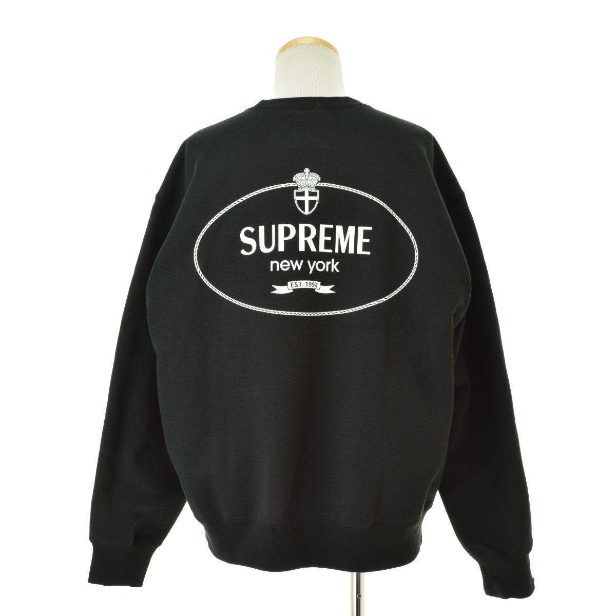 ブランド古着】SUPREME / シュプリーム 24AW Crest Crewneck Black 