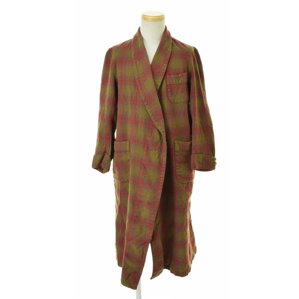 Pendleton ペンドルトン　ラグガウンコート PENDLETON ペンドルトン タータンチェック ロングガウンコート Mサイズ