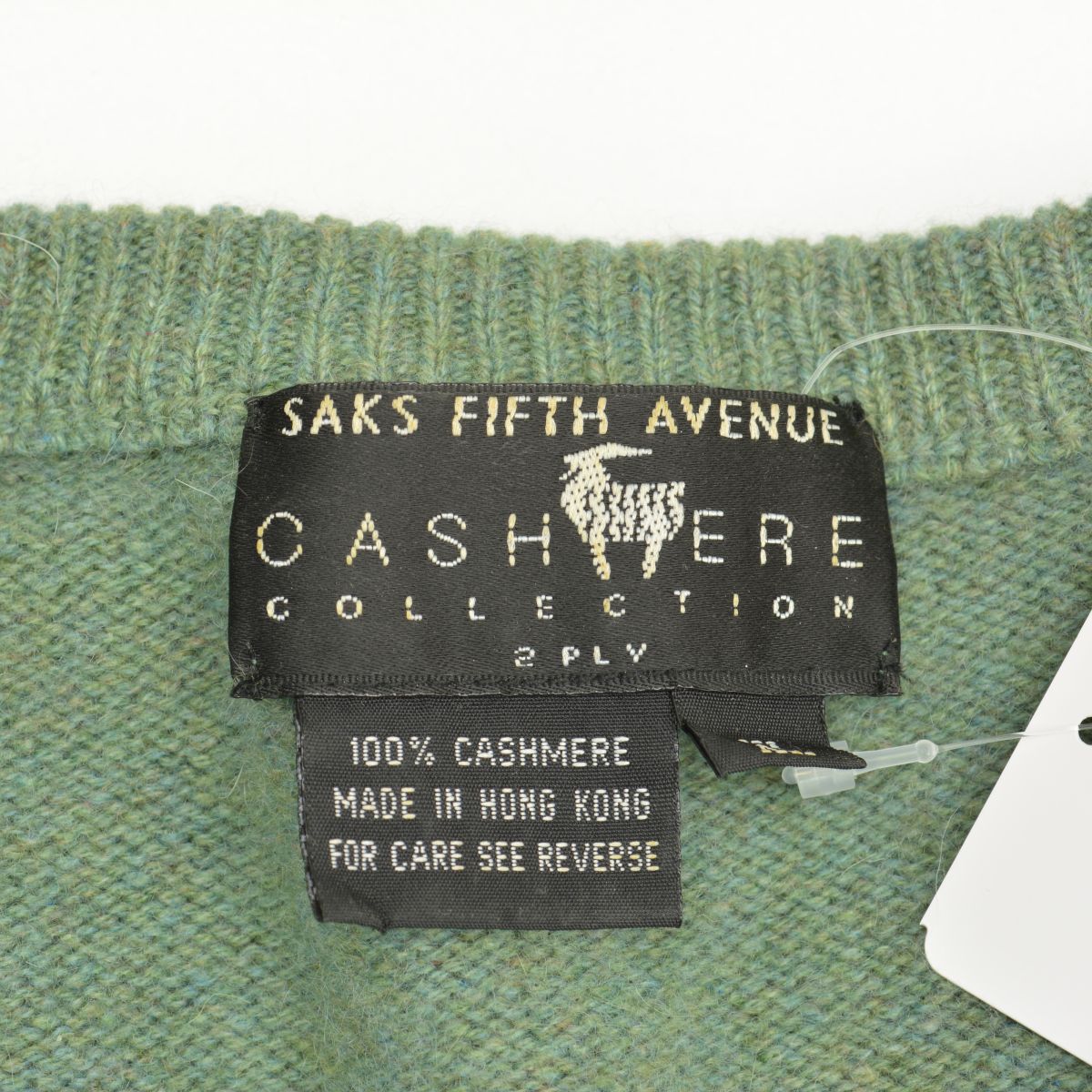 ブランド古着】SAKS FIFTH AVENUE カシミヤVネック 長袖ニットセーター