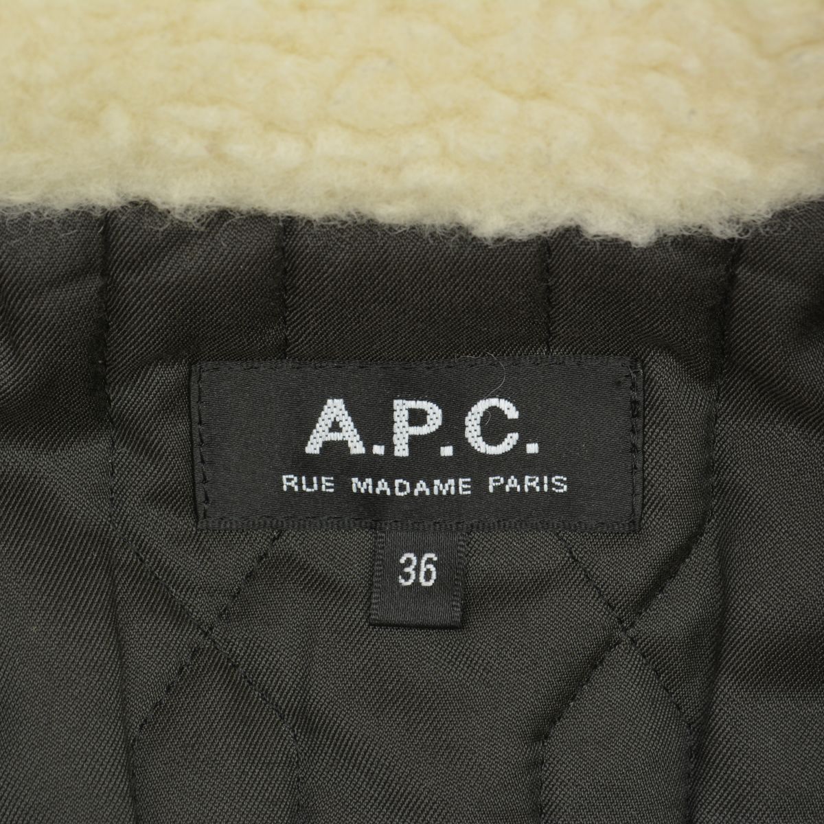 ブランド古着】APC / アーペーセー ボア ブルゾン ボンバー ウール