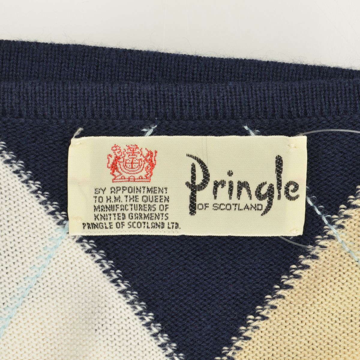 Pringle / プリングル アーガイル 長袖ニットセーター -ブランド古着の買取販売カンフル