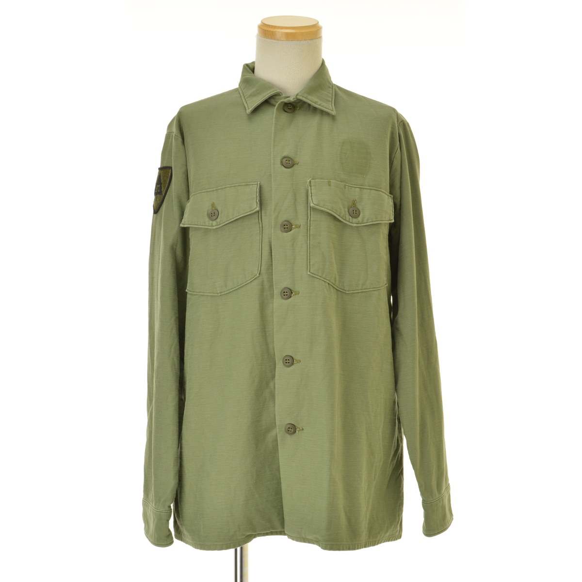 orslow / オアスロウ ARMY SHIRT バックサテン ユーティリティー 長袖シャツ -ブランド古着の買取販売カンフル