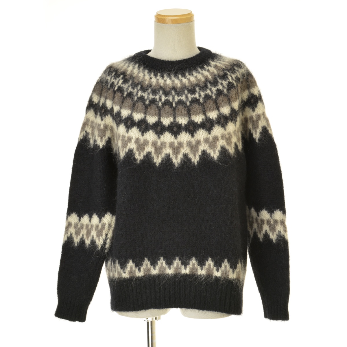 ブランド古着】BATONER / バトナー BN-19FM-046 MOHAIR NORDIC SWEATER