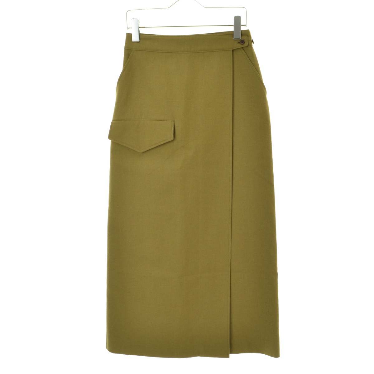 BLURHMS / ֥顼ॹθ20AW BHS20SSLAY4F20 Wool Surge Wrap Skirt 륵åץޥȡרܺٲ