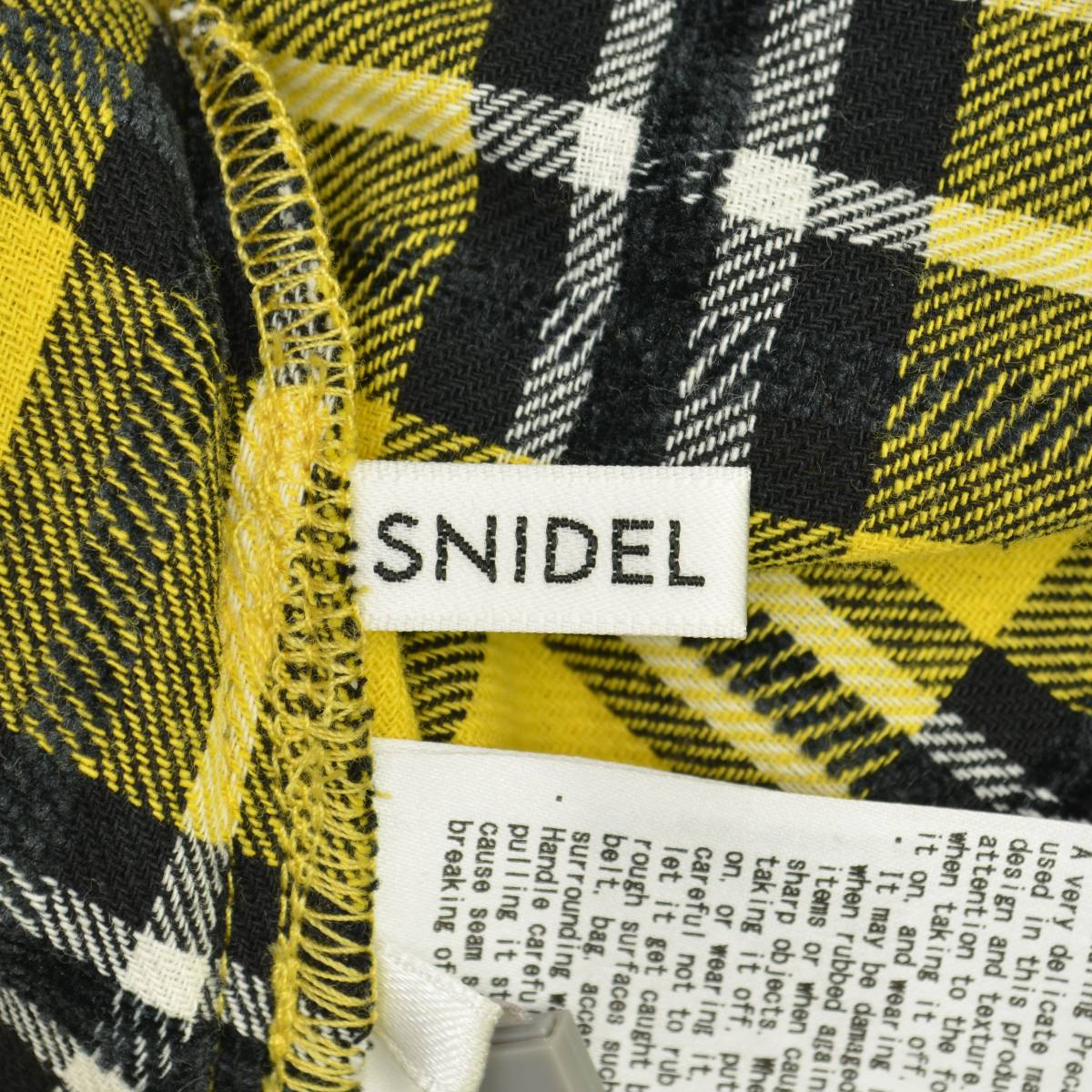 ブランド古着】SNIDEL / スナイデル SWFO224080 デザインチェック