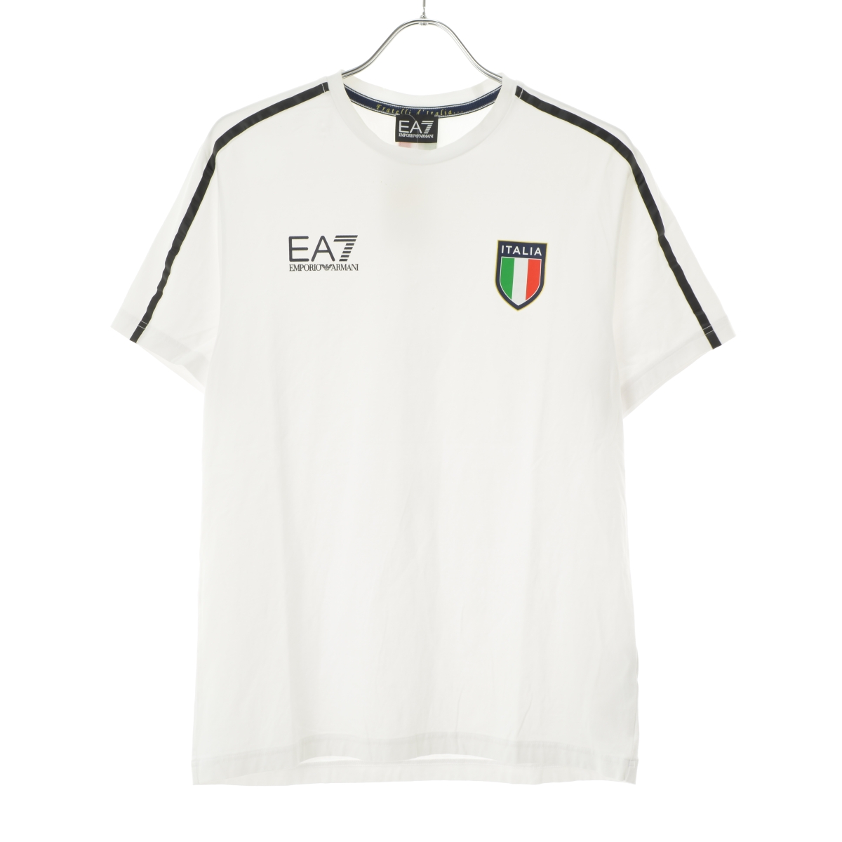 【極上品】EMPORIO ARMANI EA7　イタリア代表　ストレッチTシャツ