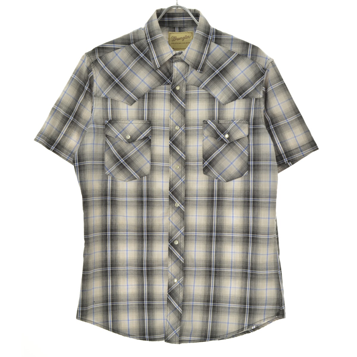 WRANGLER / 󥰥顼θWM226GY Western Short Sleeve Plaid Shirt  ֥åȾµġרܺٲ