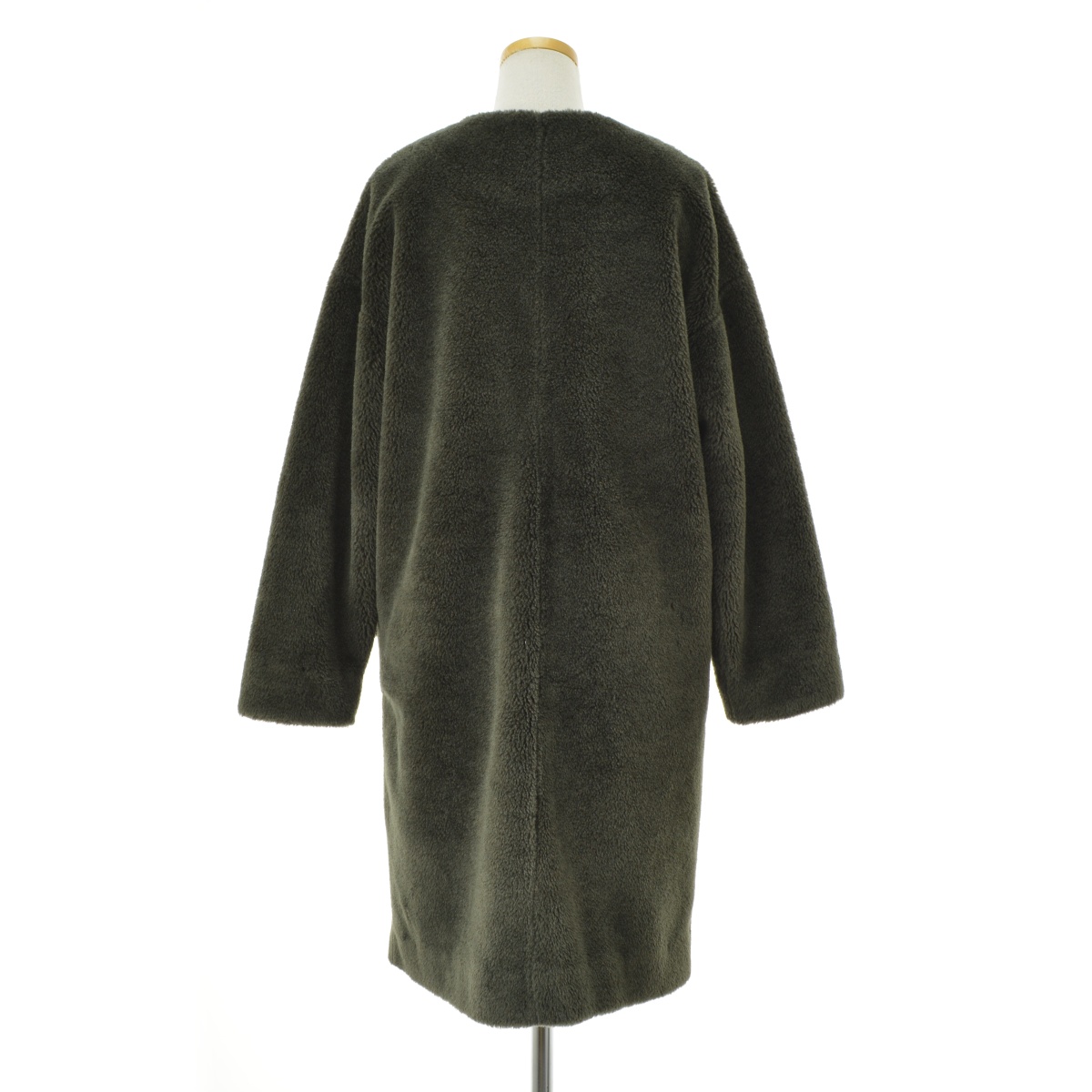 ユナイテッドアローズ ファーカラーのコート UNITED ARROWS グレー