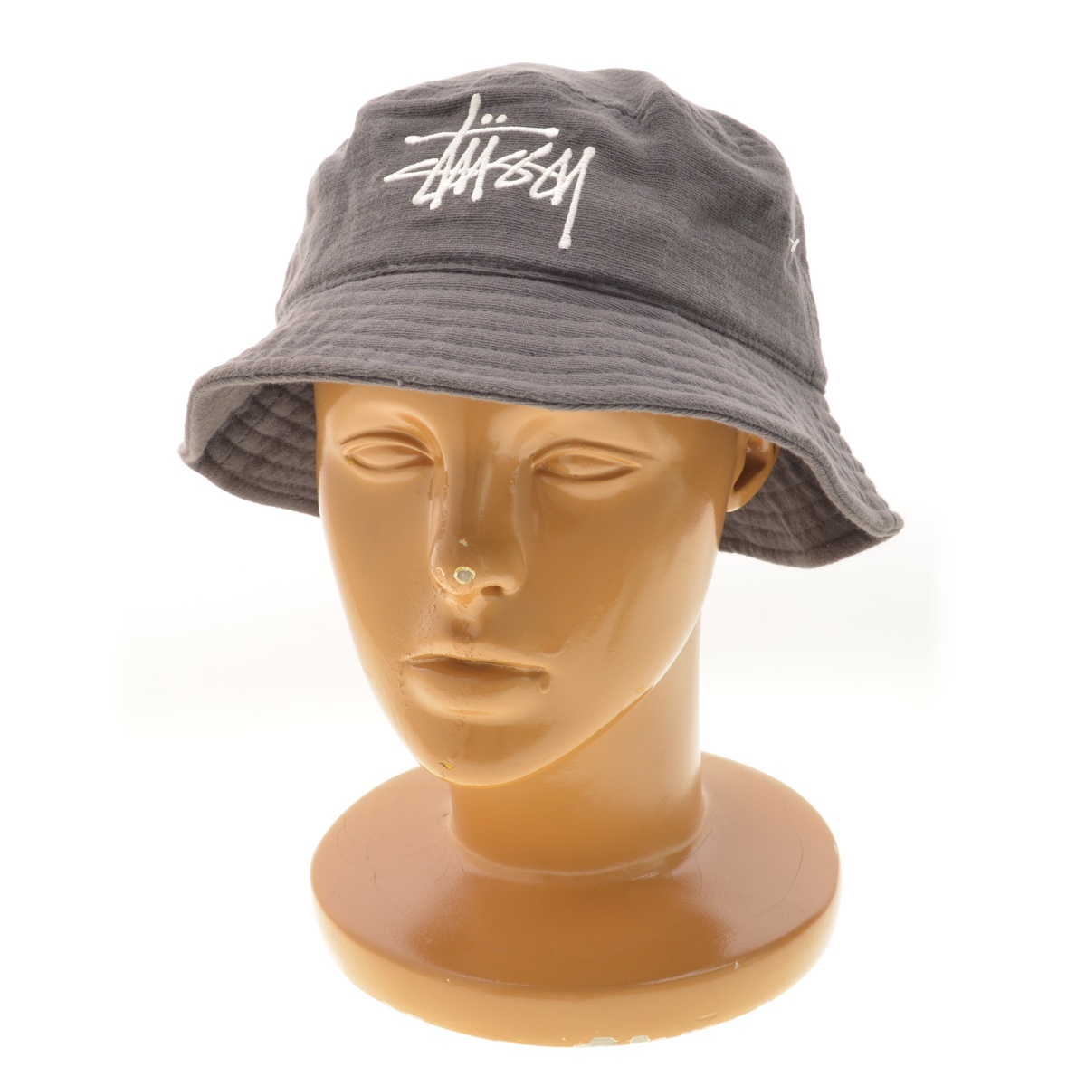 STUSSY / ƥ塼θ1321041 Gauze Cotton Big Logo Bucket Hat åȥ ӥå Хåȥϥåȡרܺٲ