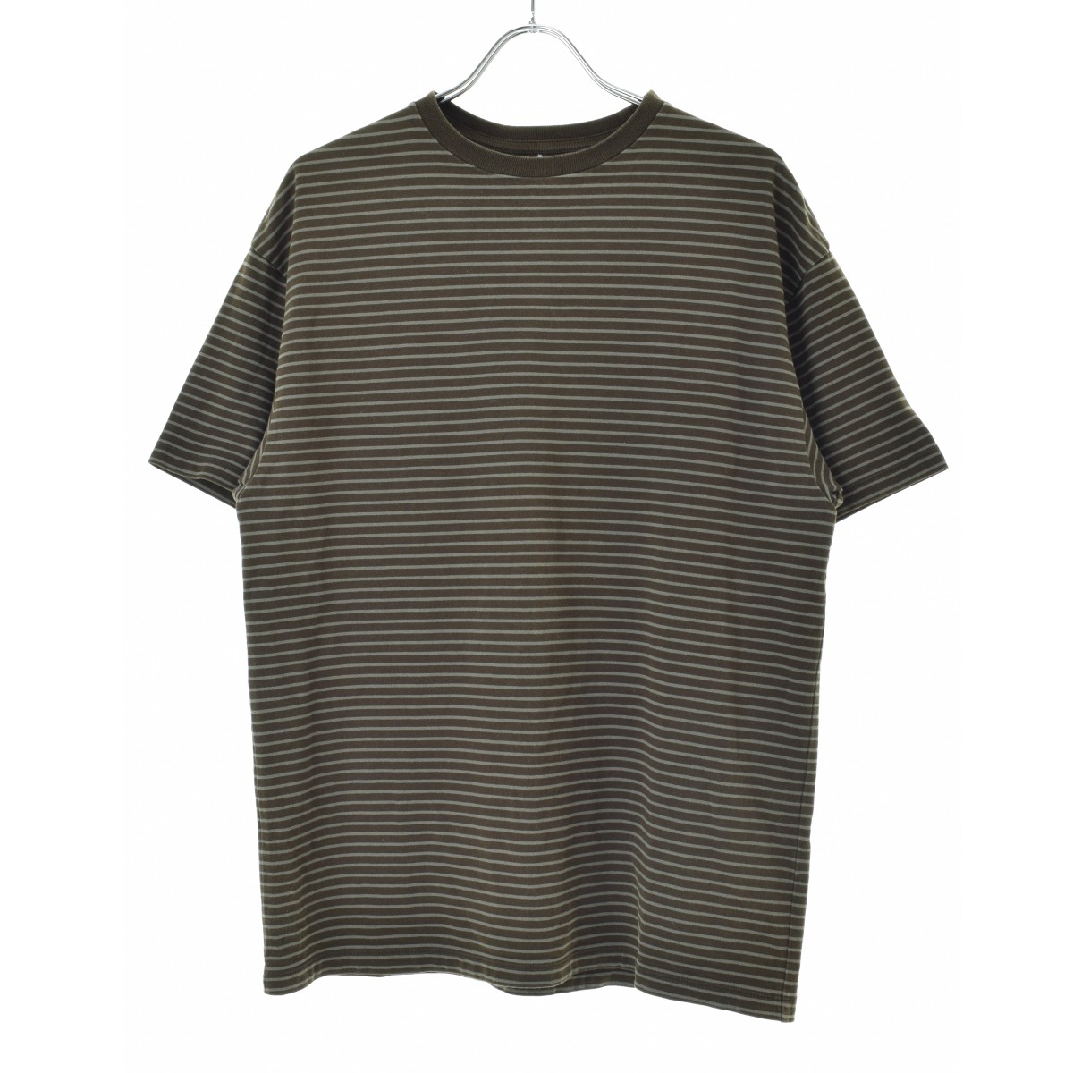 Steven alan / ƥ֥󥢥θ8117-241-0225 LIGHT HI-DENS BORDER SHORT SLEEVE TEE-BOX ܡȾµTġרܺٲ