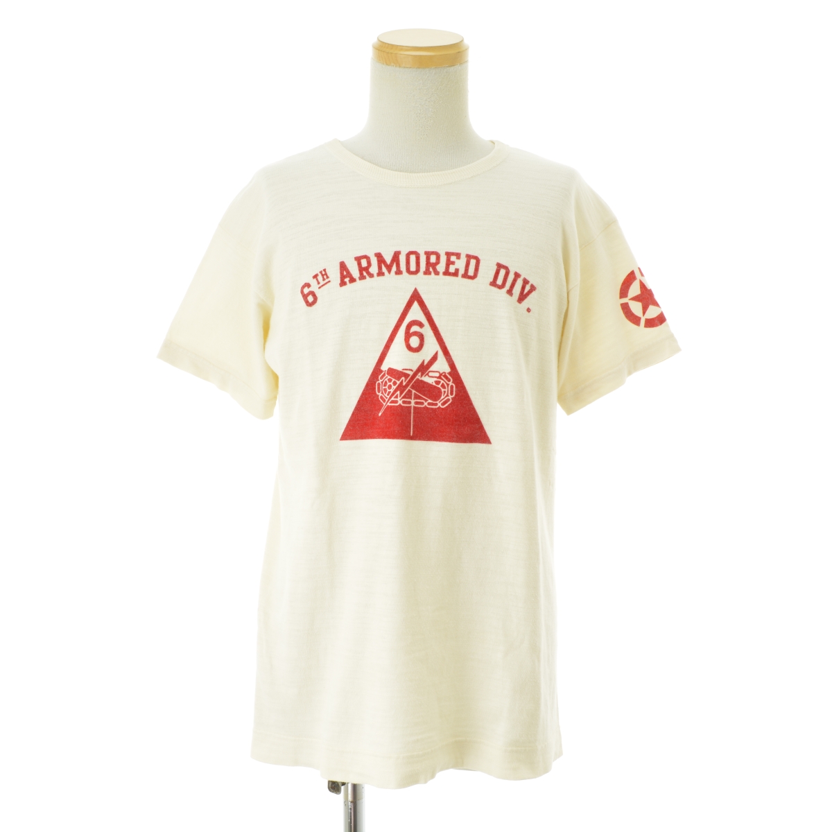 THE REAL McCOY'S / ꥢޥåθAMERICAN ATHLETIC TEE 6TH ARMORED DIV եåץȾµTġרܺٲ