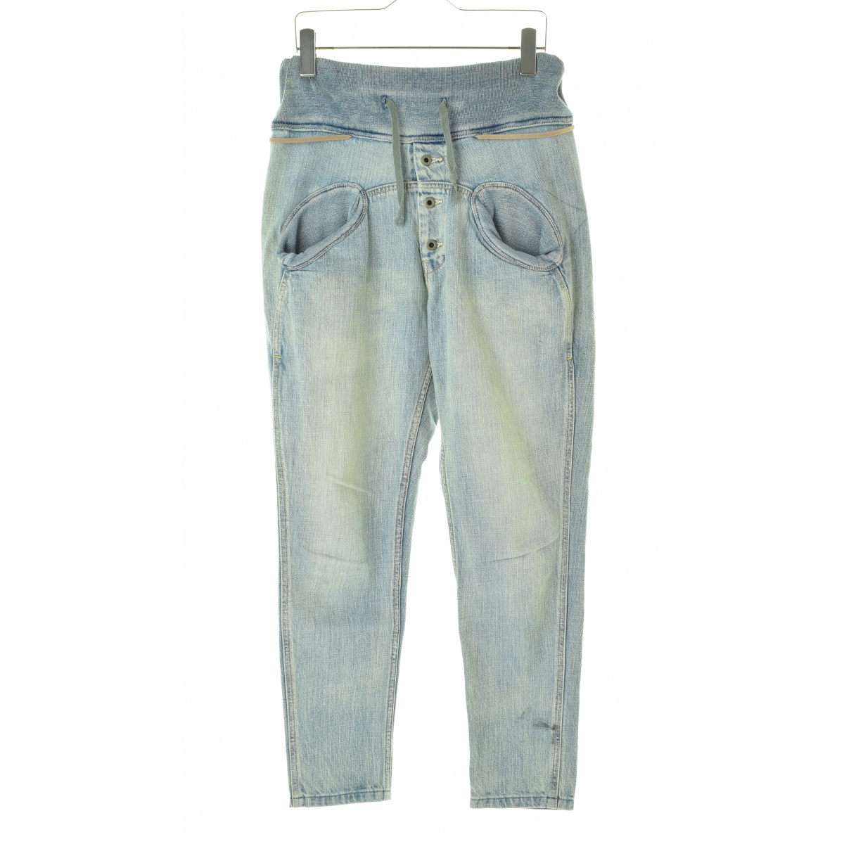 デニム×ワッフルキルティング サルエルヌーベルパンツ | KAPITAL