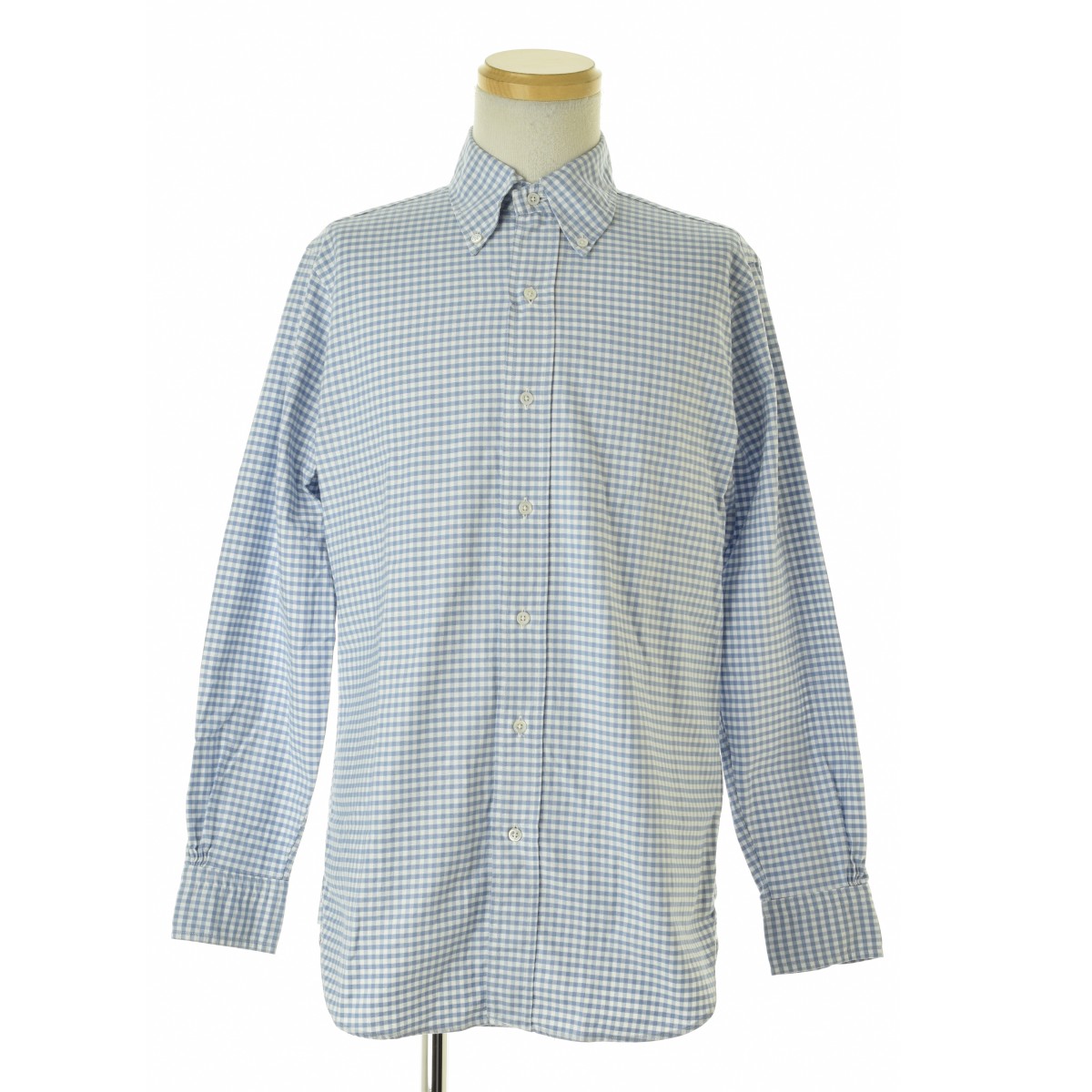 BROOKS BROTHERS / ֥å֥饶θUSA MILANO SUPIMA COTTON 󥬥å åե ܥĹµġרܺٲ