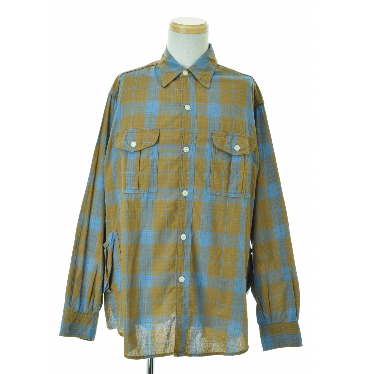 SASSAFRAS / ե饹θSF-232000 Botanical Scout Shirt Dobby Tartan CheckĹµġרܺٲ