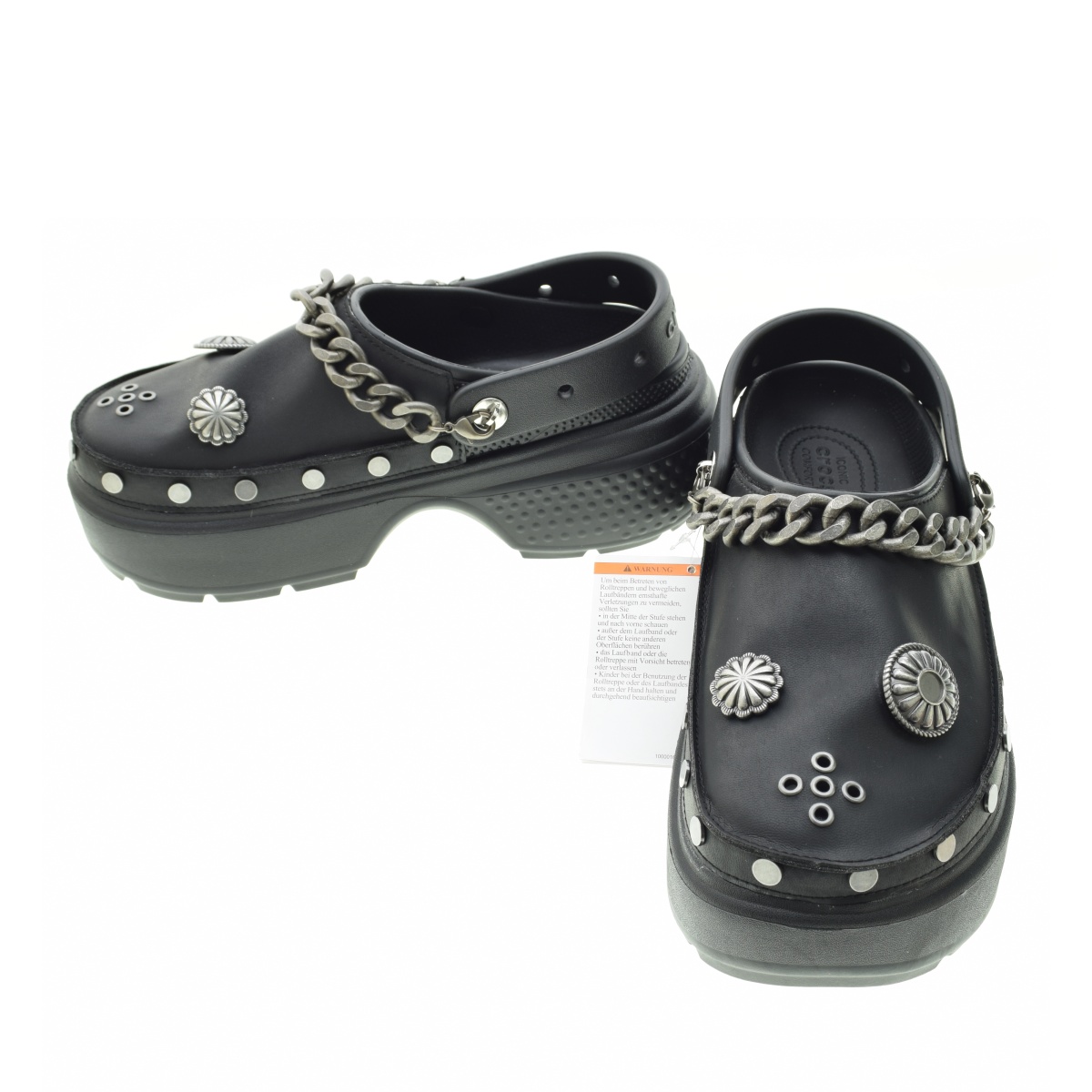 crocs  ATMOS PINK / å  ȥ⥹ ԥ󥯤θStomp Embellished Clog Black ȥ ٥å åרܺٲ