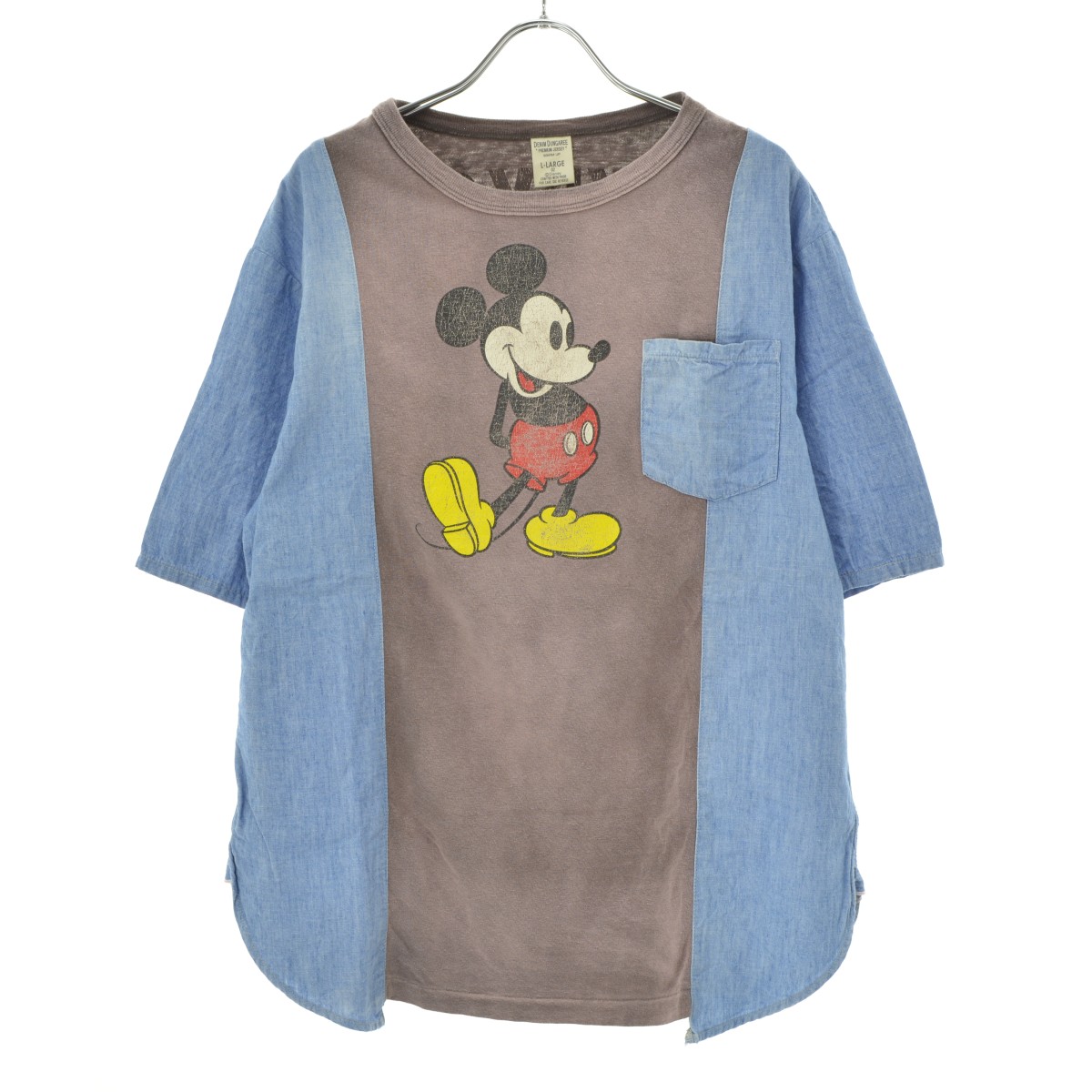 DENIM DUNGAREE  DISNEY / ǥ˥&󥬥꡼  ǥˡθMICKEY ߥåץ ȾµTġרܺٲ