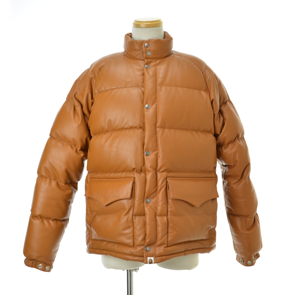 A BATHING APE / ٥󥰥פθ23AW 001DNJ801006M LEATHER CLASSIC DOWN JACKET ץ 쥶󥸥㥱åȡרܺٲ